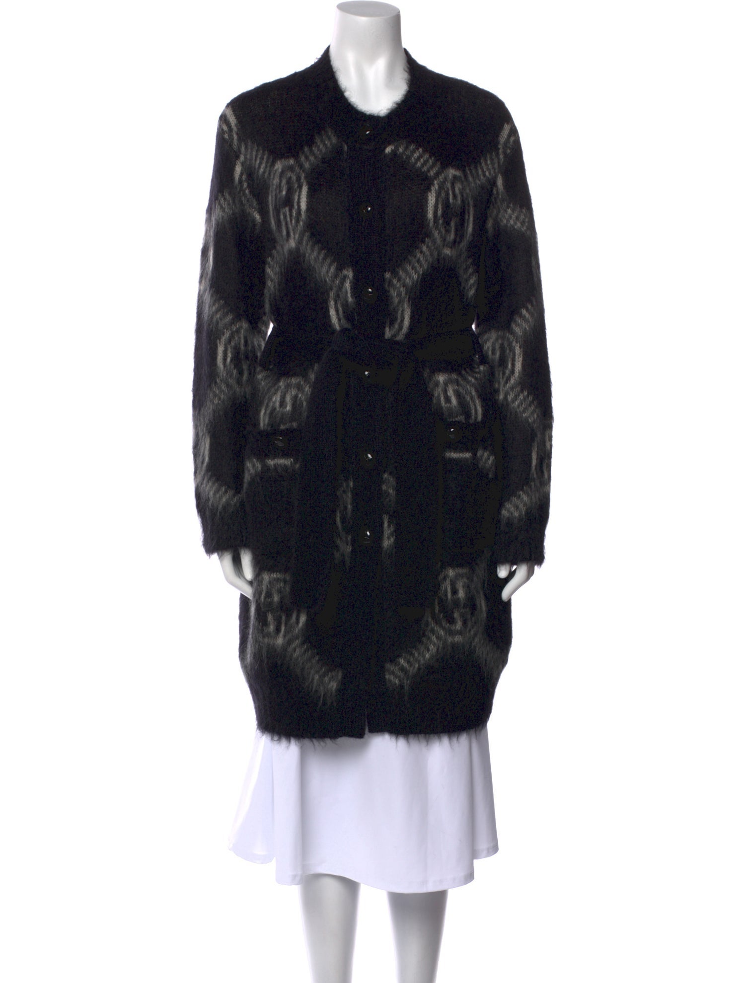 Gucci Mohair Printed Sweater w/ Tags