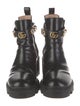 Gucci Double G Logo Leather Chelsea Boots