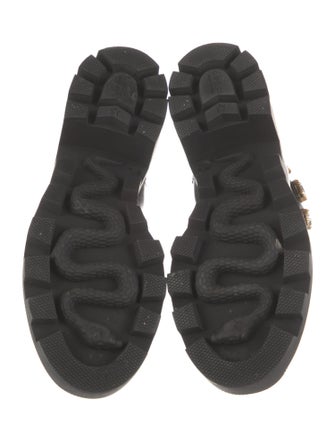 Gucci Double G Logo Leather Chelsea Boots