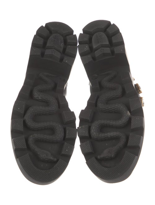 Gucci Double G Logo Leather Chelsea Boots