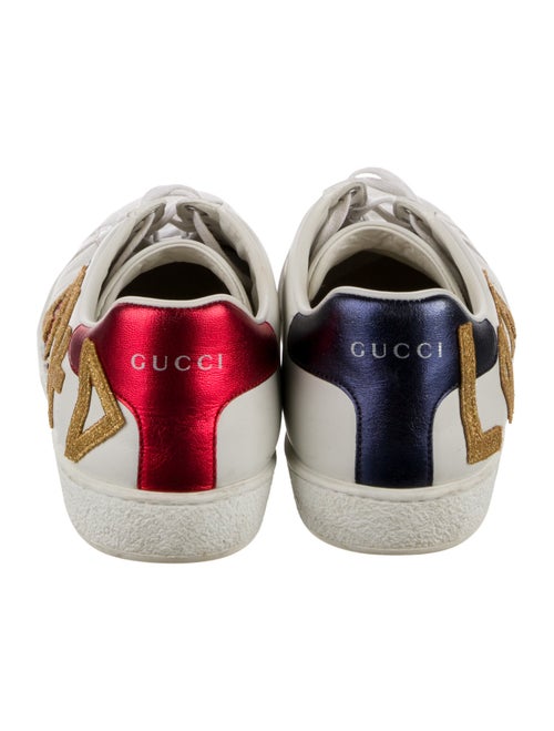 Gucci Sylvie Web Accent Leather Sneakers