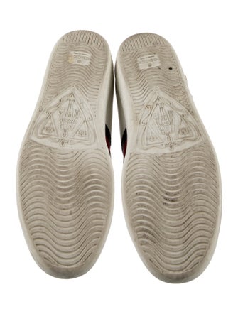 Gucci Sylvie Web Accent Leather Sneakers