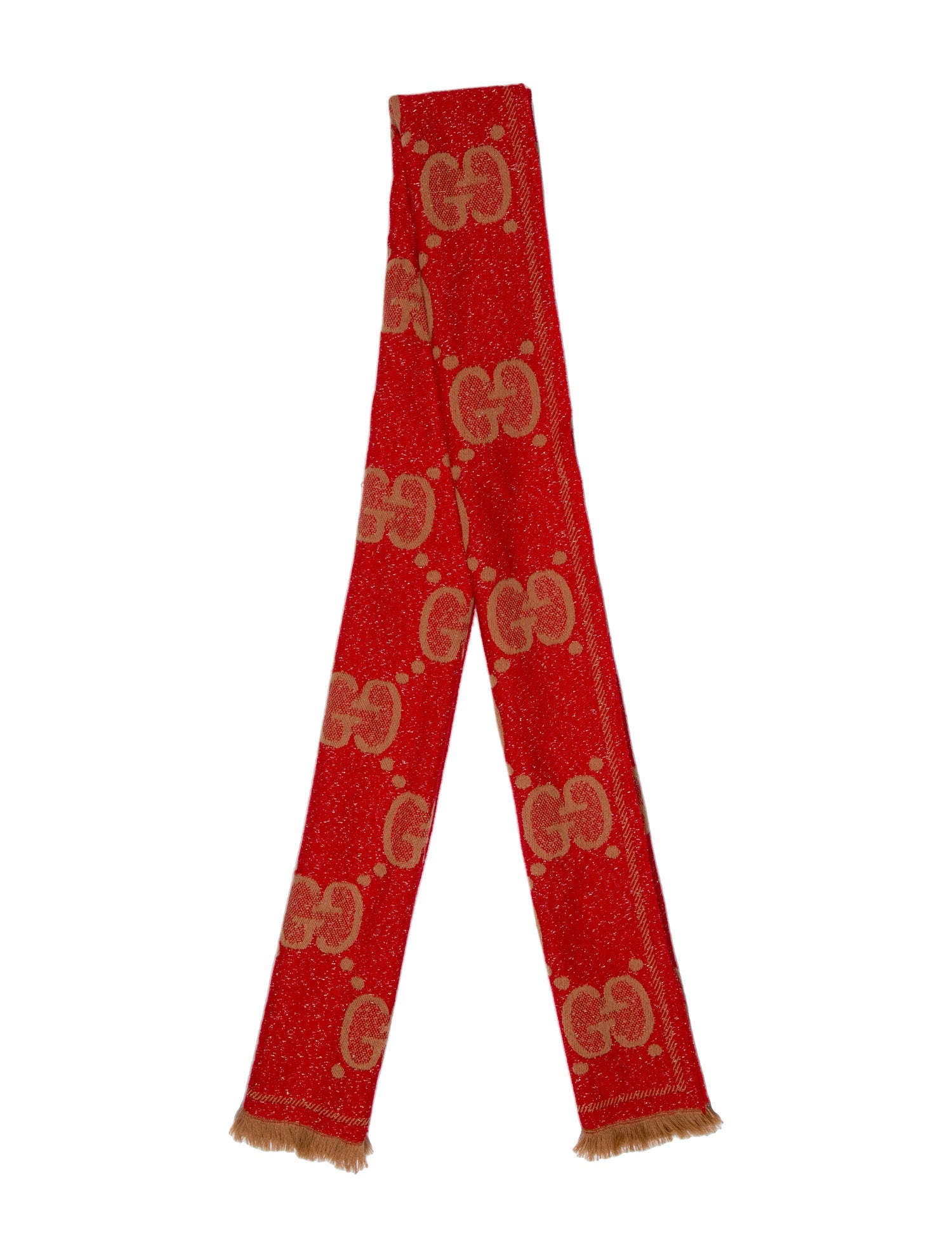 Gucci Wool GG Logo Scarf