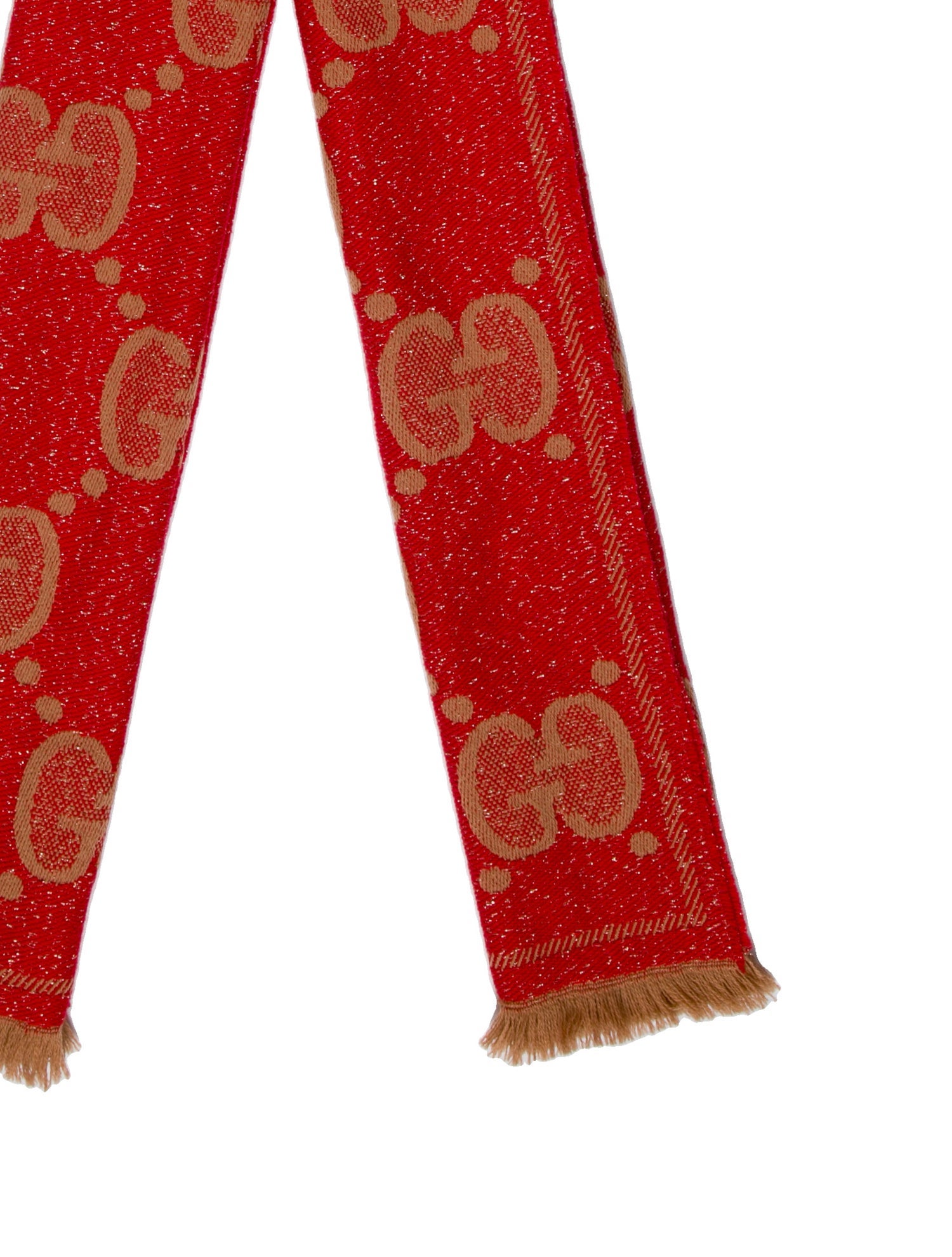 Gucci Wool GG Logo Scarf