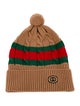 Gucci Gucci Webb Pattern Knit Beanie