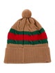 Gucci Gucci Webb Pattern Knit Beanie