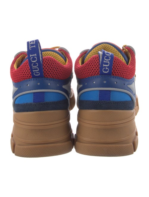 Gucci Leather Mesh Accents Chunky Sneakers
