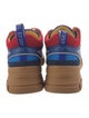 Gucci Leather Mesh Accents Chunky Sneakers