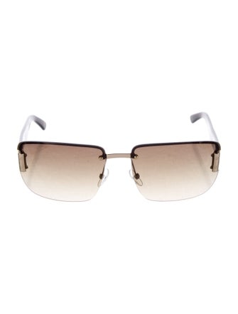 Gucci Web Accent Square Sunglasses