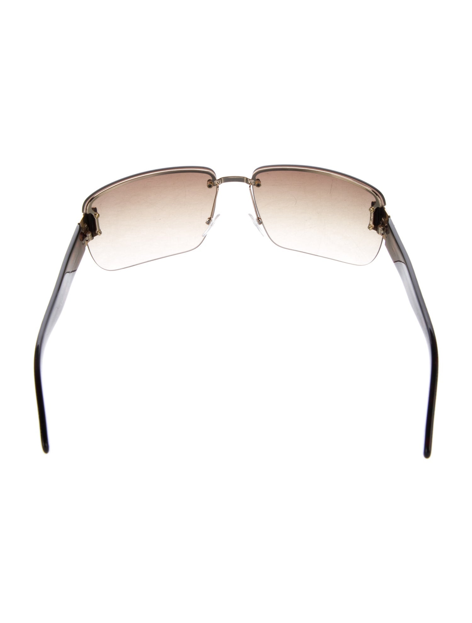 Gucci Web Accent Square Sunglasses