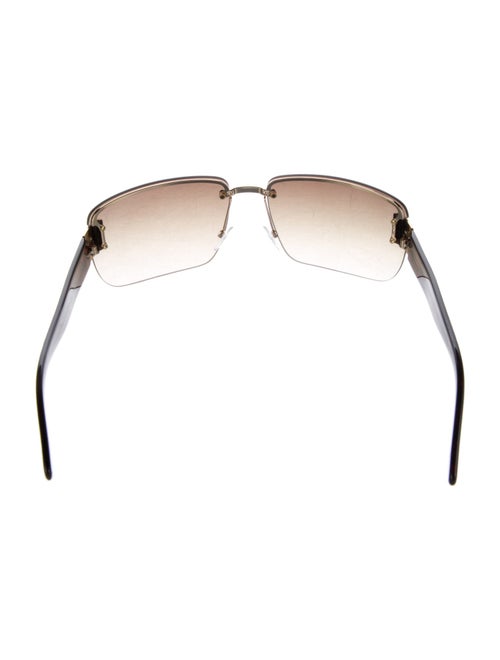 Gucci Web Accent Square Sunglasses