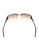 Gucci Web Accent Square Sunglasses
