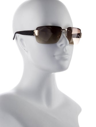 Gucci Web Accent Square Sunglasses