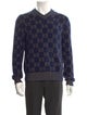 Gucci GG Logo V-Neck Pullover