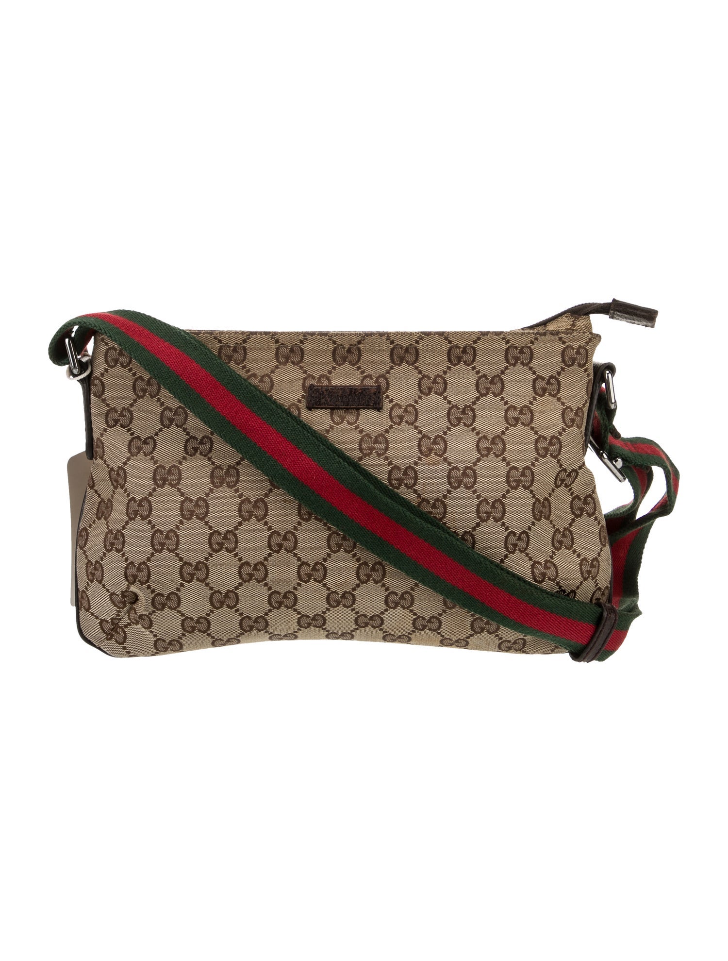 Gucci GG Canvas Messenger Bag Vintage