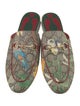 Gucci Horsebit Accent Floral Print Mules