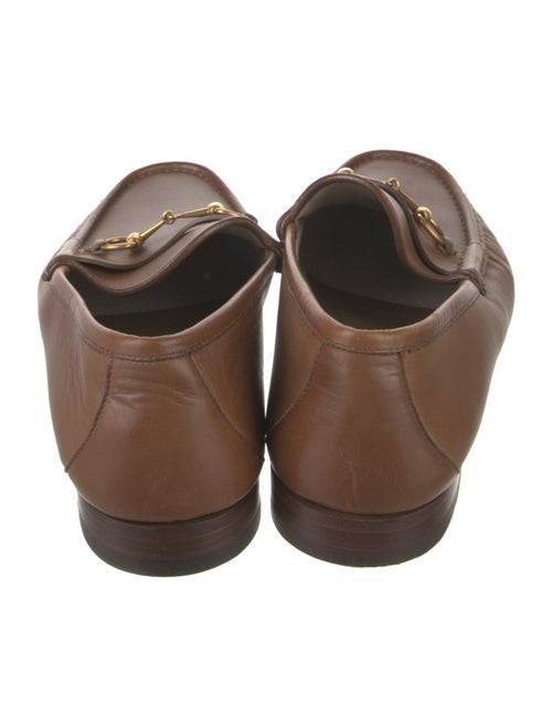 Gucci Horsebit Accent Leather Loafers