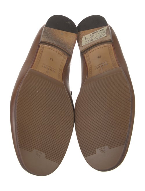 Gucci Horsebit Accent Leather Loafers