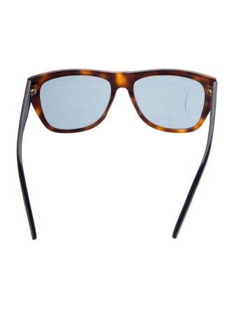 Gucci Sylvie Web Accent Square Sunglasses