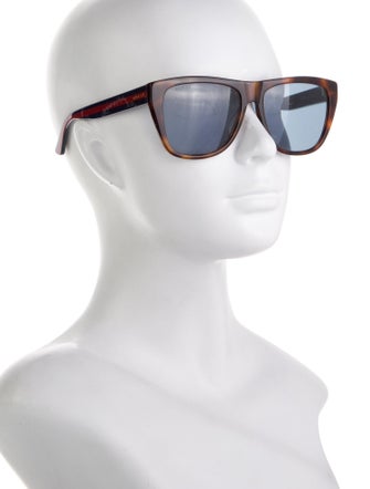 Gucci Sylvie Web Accent Square Sunglasses