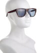 Gucci Sylvie Web Accent Square Sunglasses