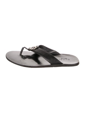Gucci Leather Slides