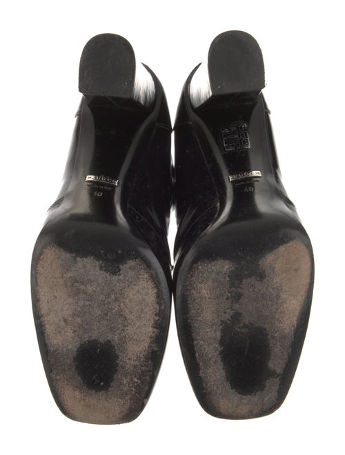 Gucci Horsebit Accent Patent Leather Boots