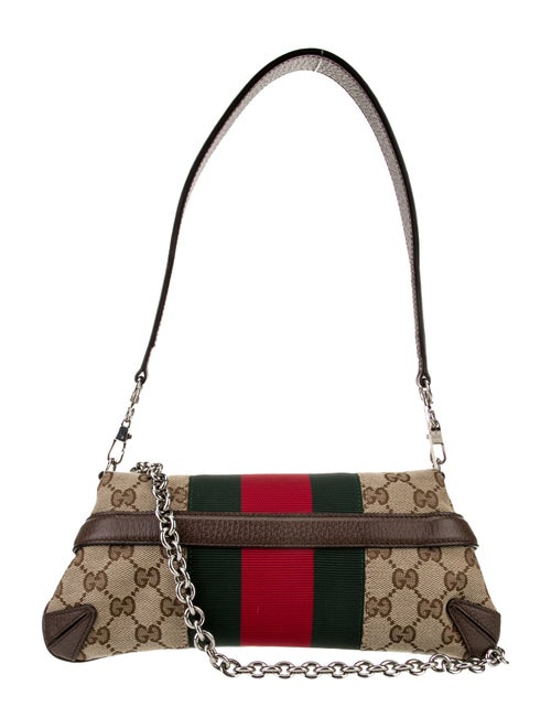 Gucci GG Canvas Horsebit Chain Small