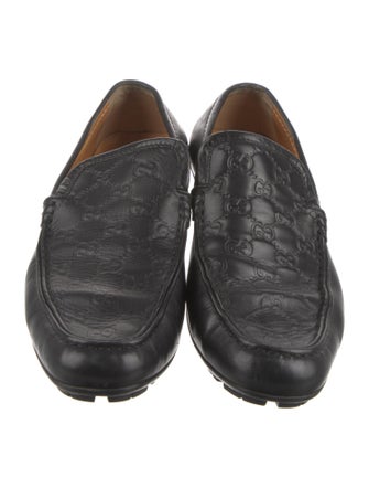 Gucci GG Supreme Leather Drivers