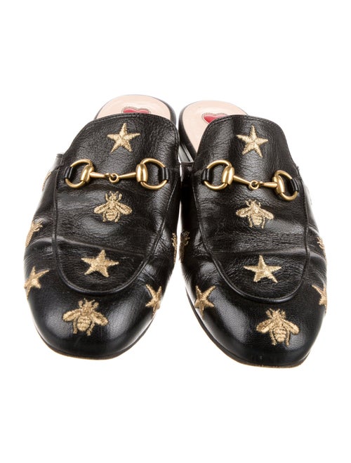 Gucci 1955 Horsebit Accent Leather Mules