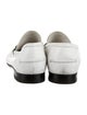 Gucci Web Accent Leather Loafers