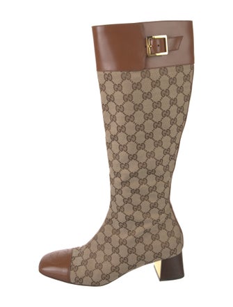 Gucci GG Canvas Canvas Boots