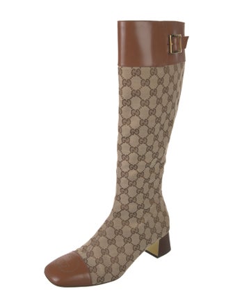 Gucci GG Canvas Canvas Boots