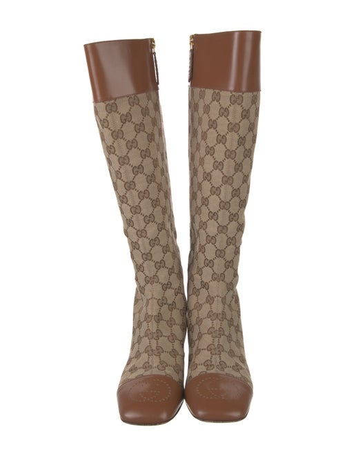 Gucci GG Canvas Canvas Boots