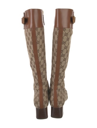 Gucci GG Canvas Canvas Boots