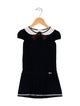 Gucci Girls' Pleated Short Sleeve Dress