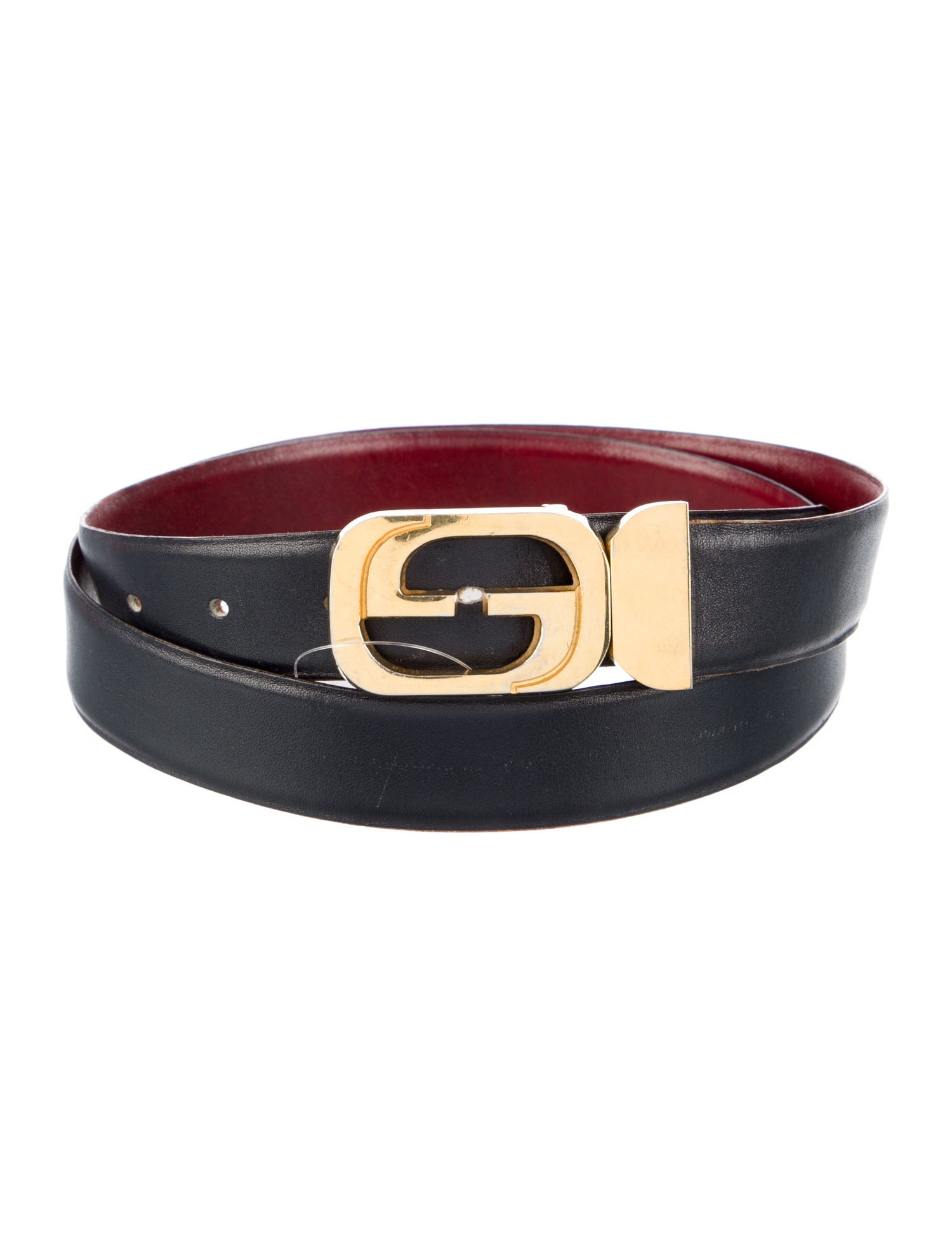 Gucci Vintage Skinny Waist Belt