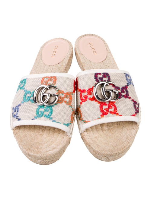 Gucci GG Logo Canvas Espadrilles