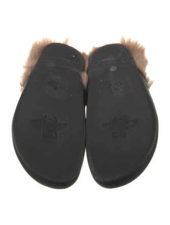 Gucci Horsebit Accent Leather Slippers