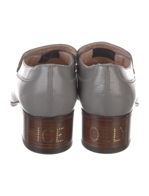 Gucci Chain-Link Accent Leather Pumps