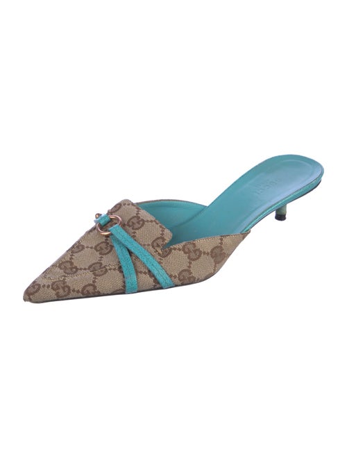 Gucci GG Canvas Canvas Mules
