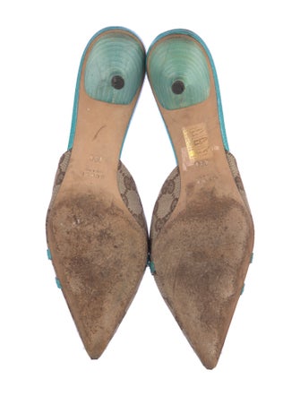 Gucci GG Canvas Canvas Mules