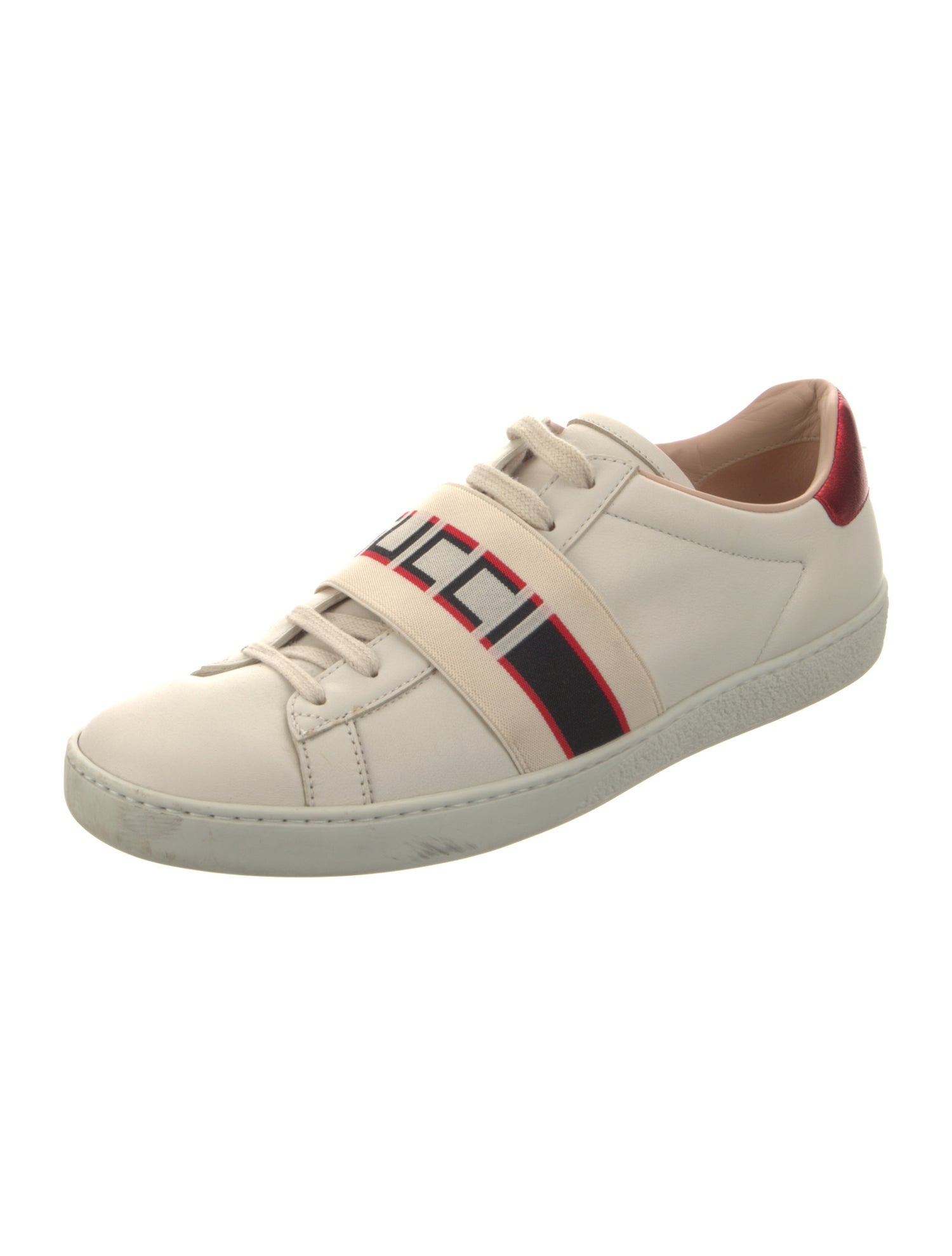 Gucci Hysteria Accent Leather Sneakers