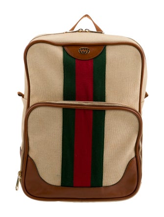 Gucci Web Backpack