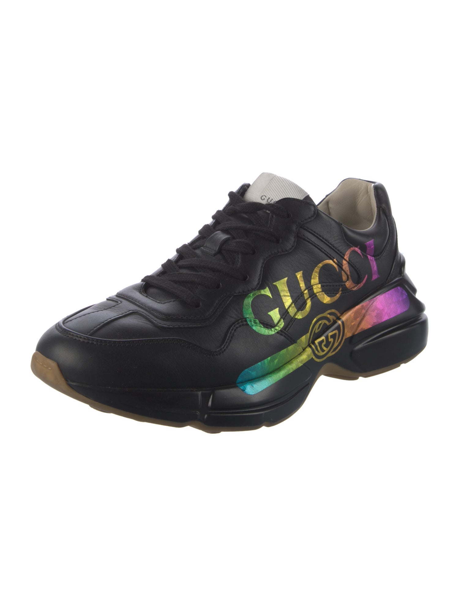 Gucci Interlocking G Logo Leather Sneakers