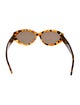 Gucci Interlocking G Logo Round Sunglasses