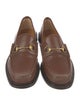 Gucci Horsebit Accent Leather Dress Loafers