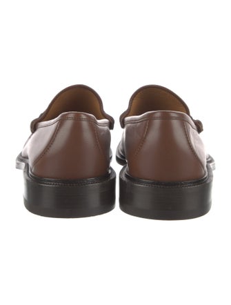 Gucci Horsebit Accent Leather Dress Loafers