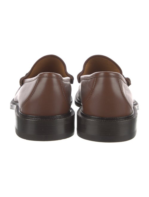 Gucci Horsebit Accent Leather Dress Loafers