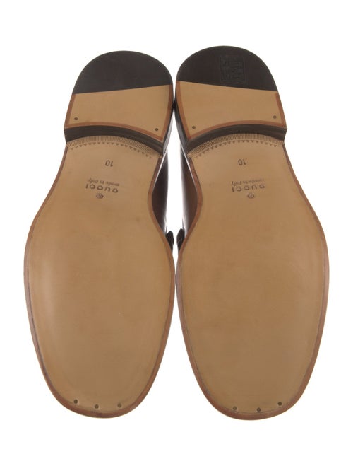 Gucci Horsebit Accent Leather Dress Loafers